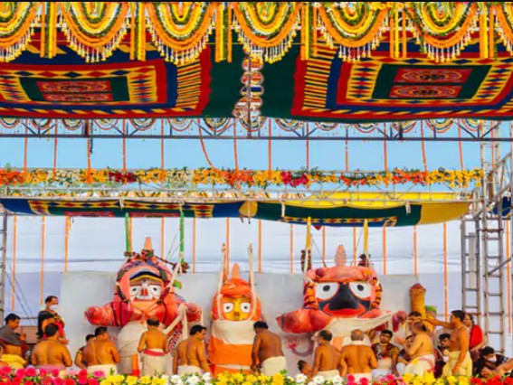 11 जून को जगन्नाथ पुरी में स्नान पूर्णिमा:108 सोने के घड़ों से स्नान करेंगे भगवान