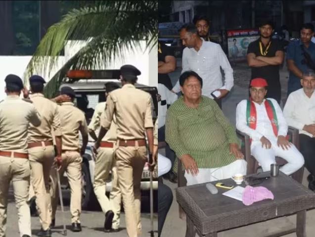 आगरा में सपा सांसद के घर 1000 पुलिसकर्मी