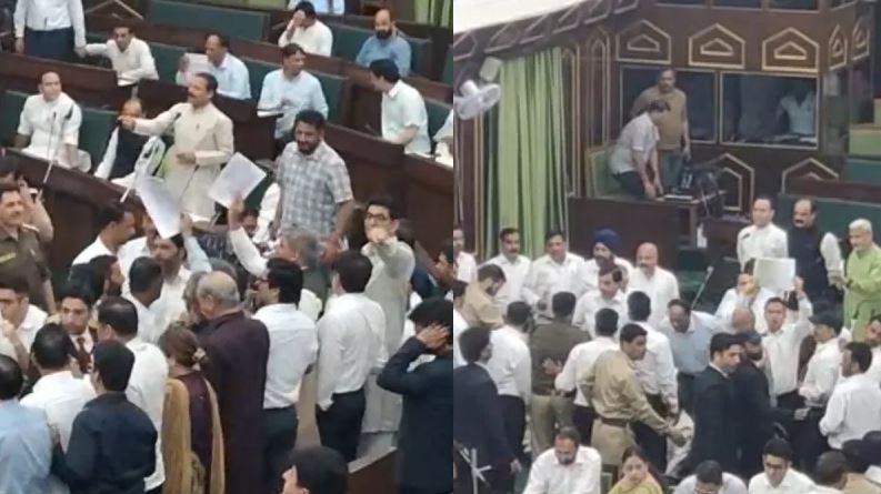 नया वक्फ कानून- जम्मू-कश्मीर विधानसभा में लगातार तीसरे दिन हंगामा